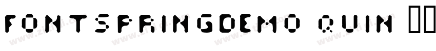 FONTSPRINGDEMO  Quin字体转换